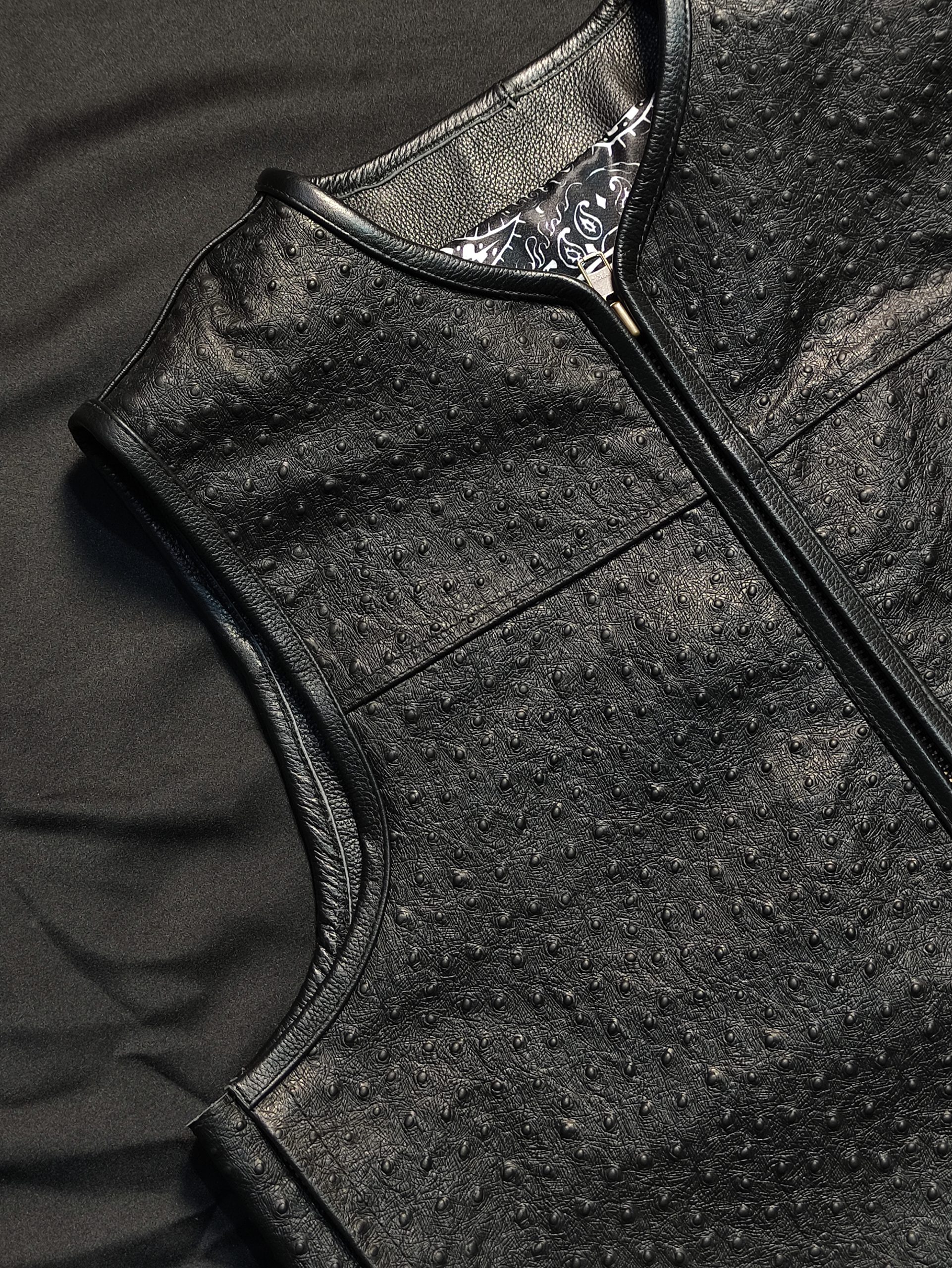 Peacock Leather Euro Cut