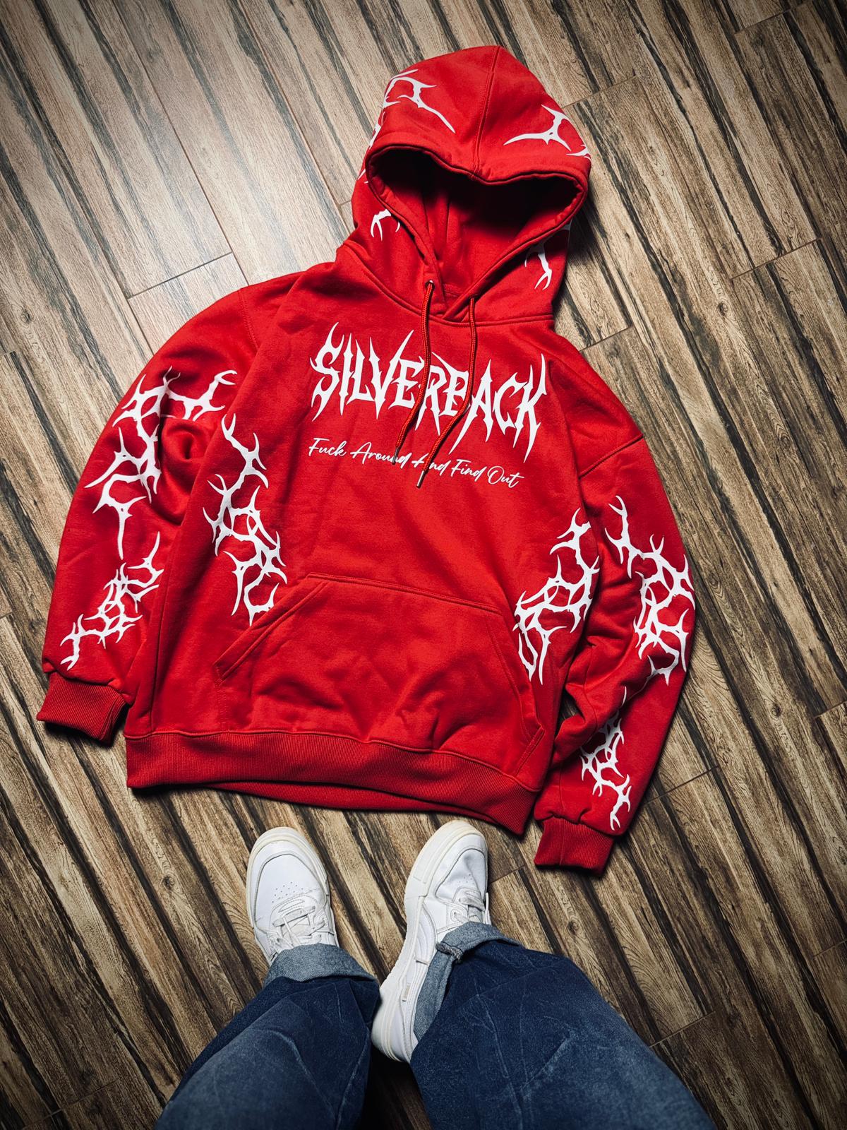 Silverback Red / Black Hoodie and Pants - Image 3