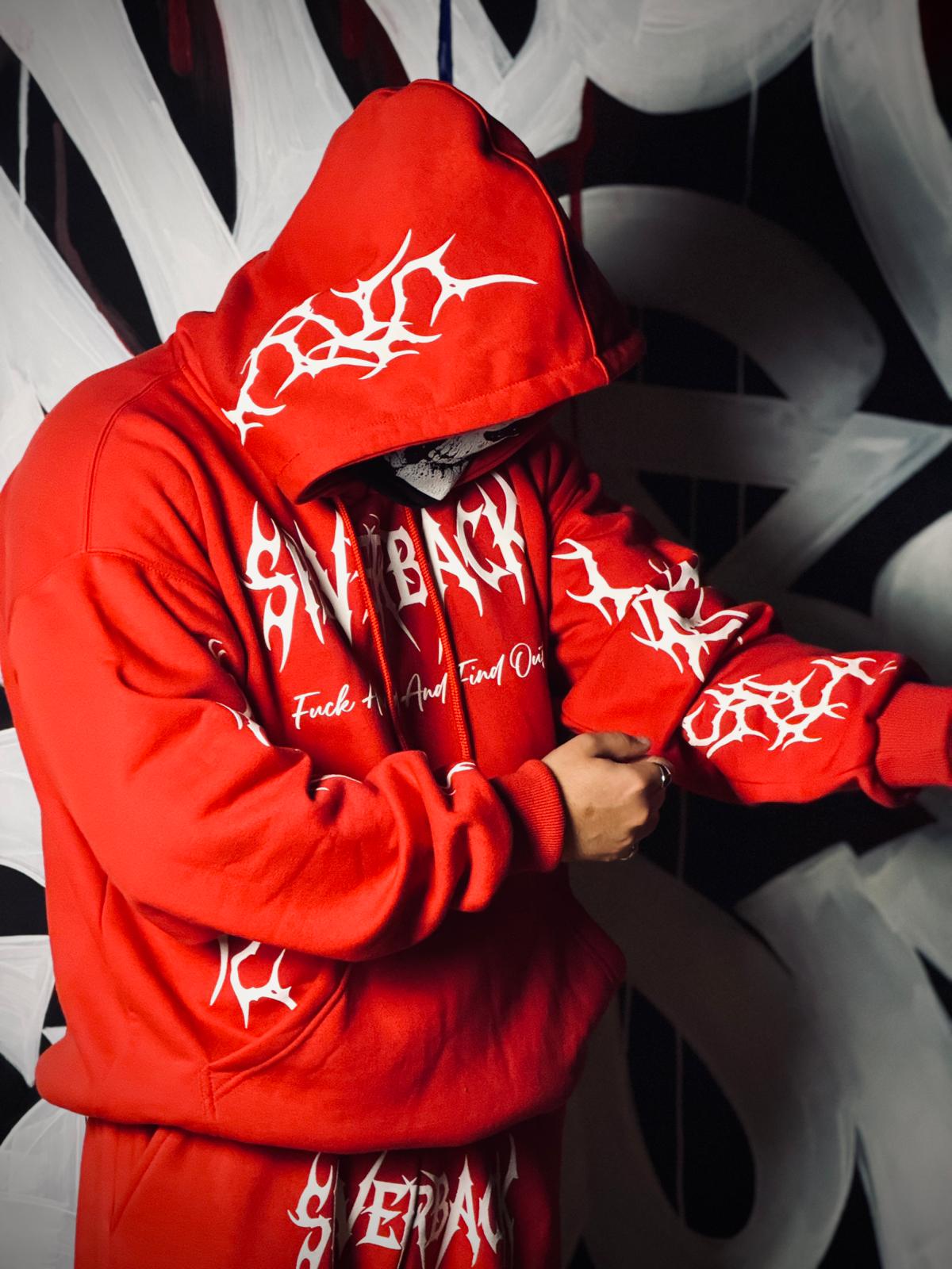 Silverback Red / Black Hoodie and Pants