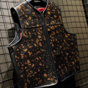 Silverback Cuts Gabon Viper Leather Vest